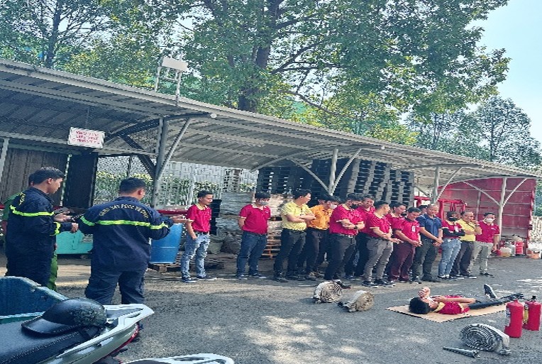 Diễn tập phòng cháy chữa cháy